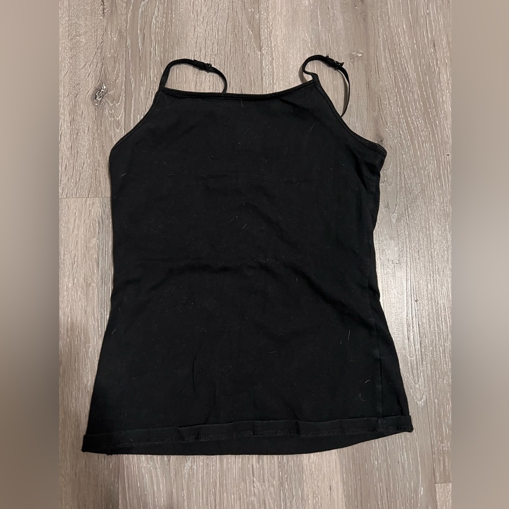 Kids Plain Black Tank